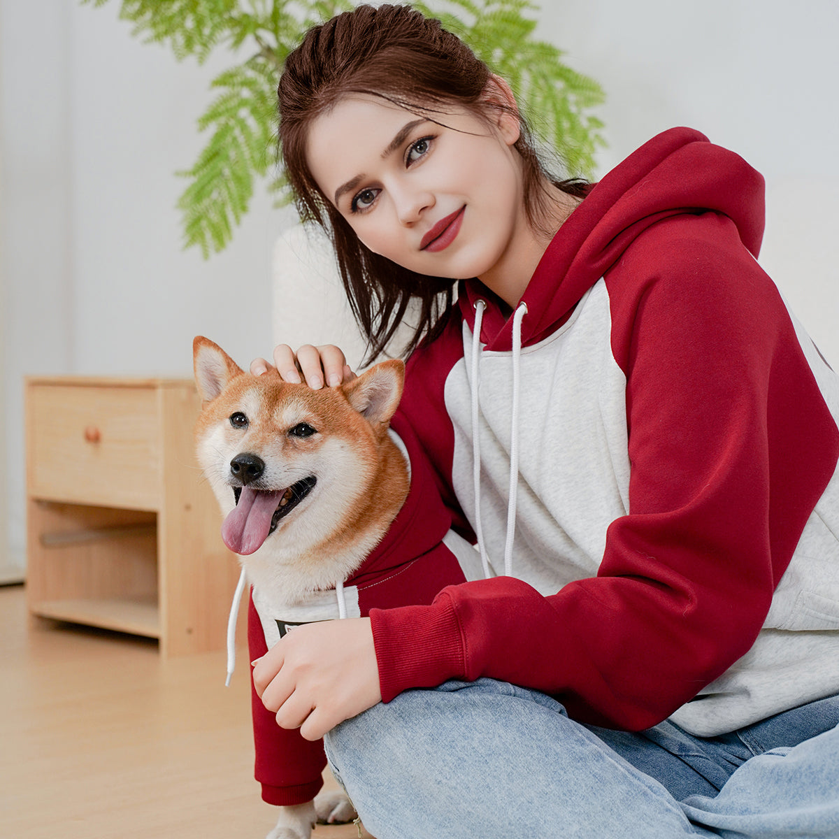 Red Rover Dog Hoodie