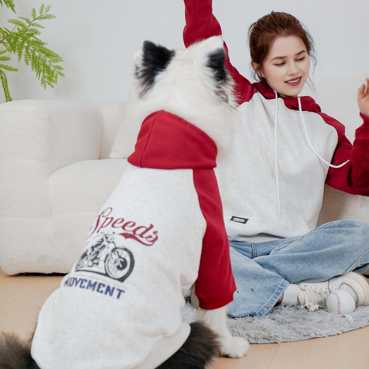 Red Rover Human Hoodie
