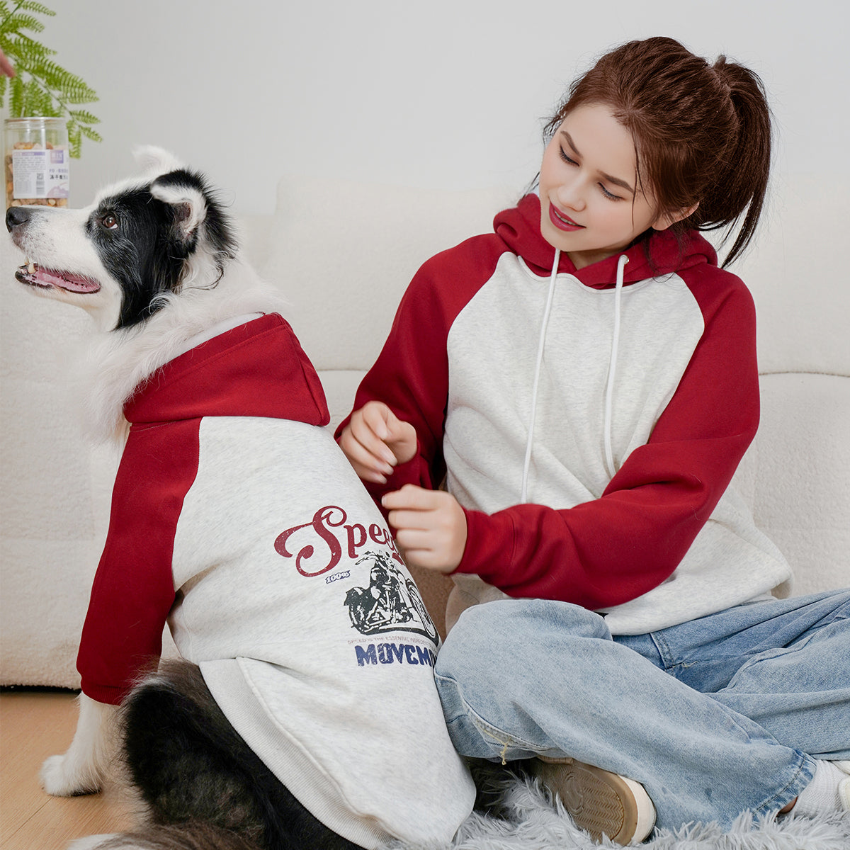 Red Rover Dog Hoodie