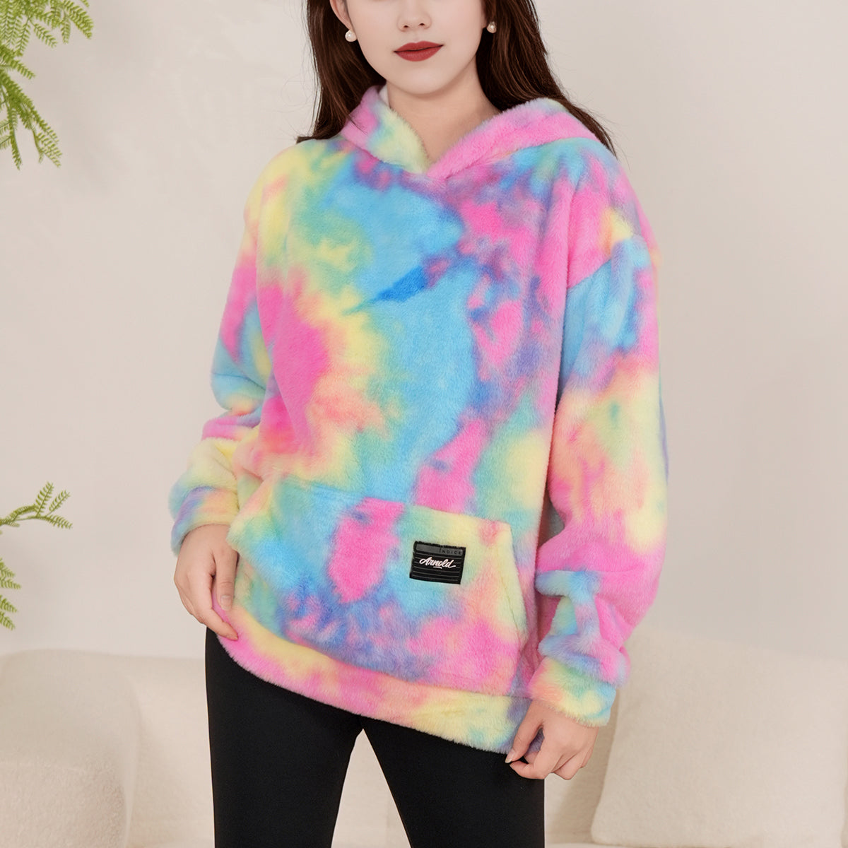 Rainbow Rover Human Hoodie
