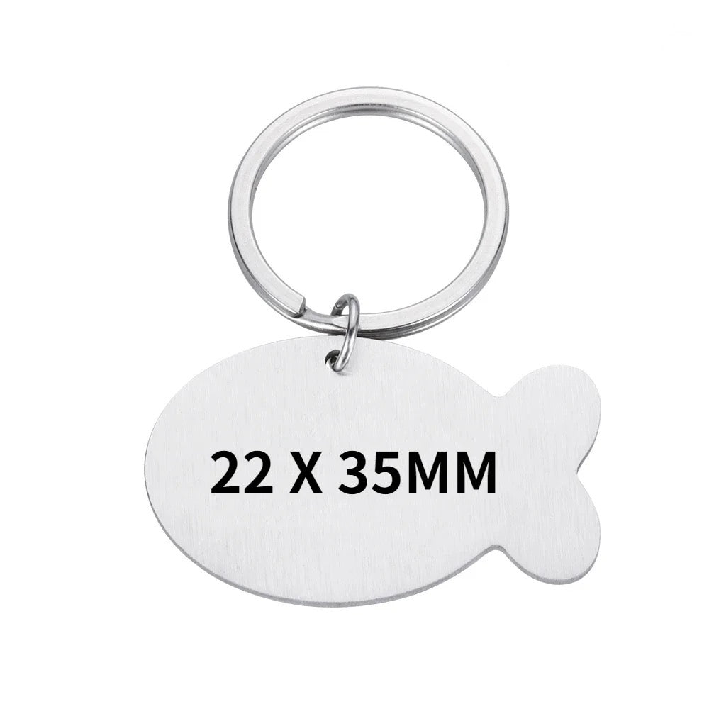 Pet Tag – Fish Shape