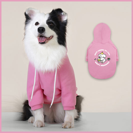 Pink Pooch Dog Hoodie