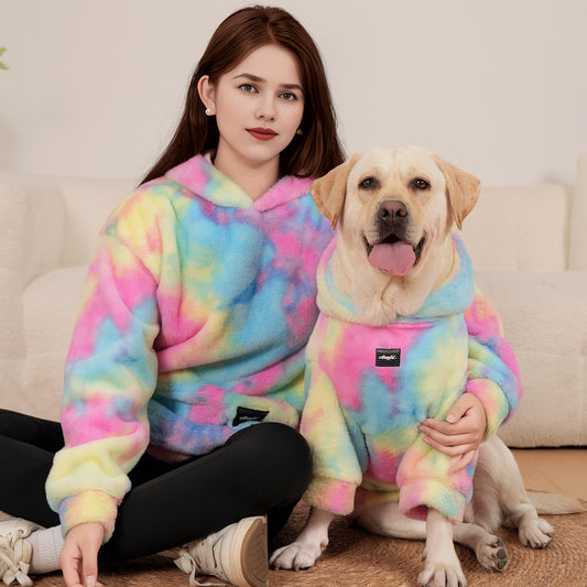 Rainbow Rover Human Hoodie